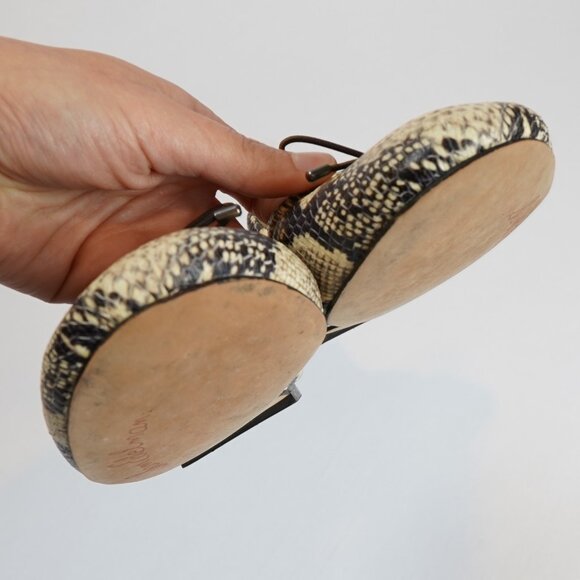 Sam Edelman Felicia Ballet Flat Snake Print - Size 8 - Picture 6 of 7